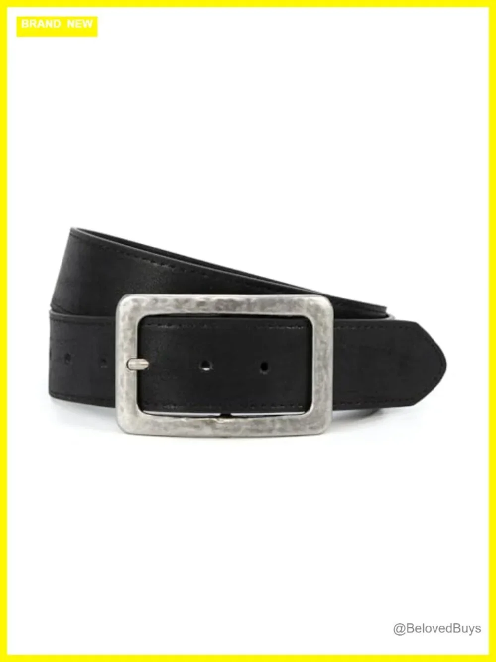 Wide Faux Leather Belt with Vintage Buckle for Women Jeans Dress